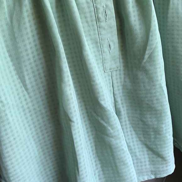 Urban Outfitters Mint checkered deep V romper XS - Picture 5 of 9